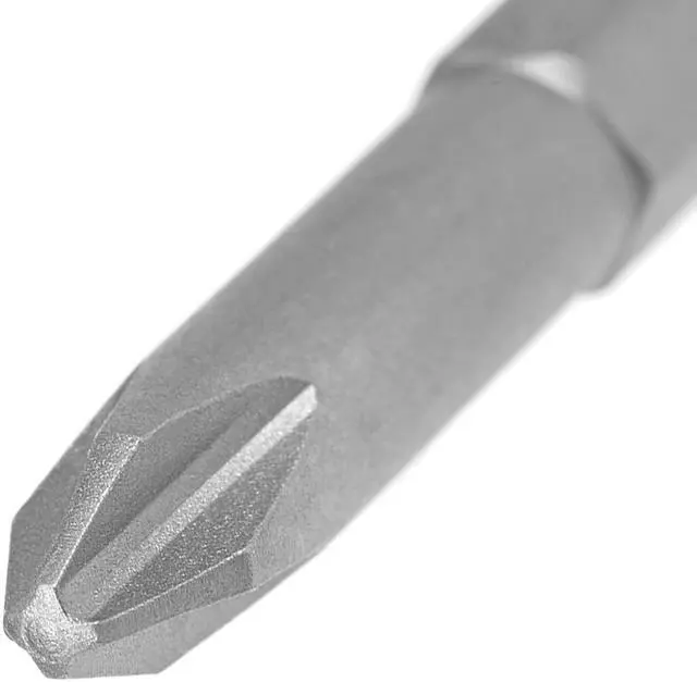 Alt view image 3 of 4 - 2Pcs 1/4-Inch Hex Shank 50mm Length Phillips 6PH2 Magnetic Screw Driver S2 Screwdriver Bits