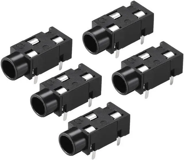 Main image of 3.5 mm Audio Jack Connector PCB Mount Female Socket 3Pin  PJ-320 5pcs