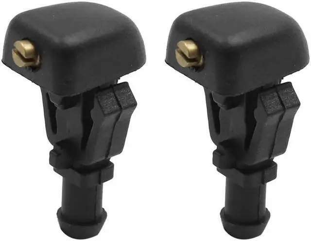 Main image of 2pcs Black Plastic Front Windshield Wiper Washer Nozzles 28931-7S000 for Nissan Titan Armada 2004--2015