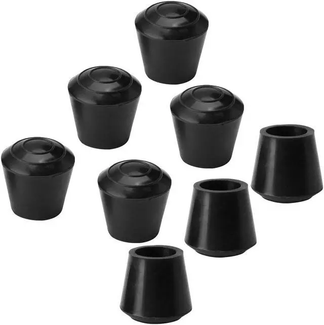 Main image of 8pcs Chair Leg Tips Caps 10mm 3/8 Inch Inner Dia Anti Slip Rubber Furniture Table Feet Cover Floor Protector Reduce Noise Prevent Scratches