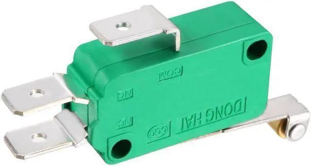 Alt view image 3 of 4 - 2PCS KW3-OZ 16A 125/250VAC SPDT NO NC Roller Lever Type Micro Limit Switches