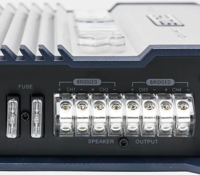 Alt view image 13 of 20 - Hifonics BXX800.4 Brutus 800W 4-Channel Car Audio Amplifer