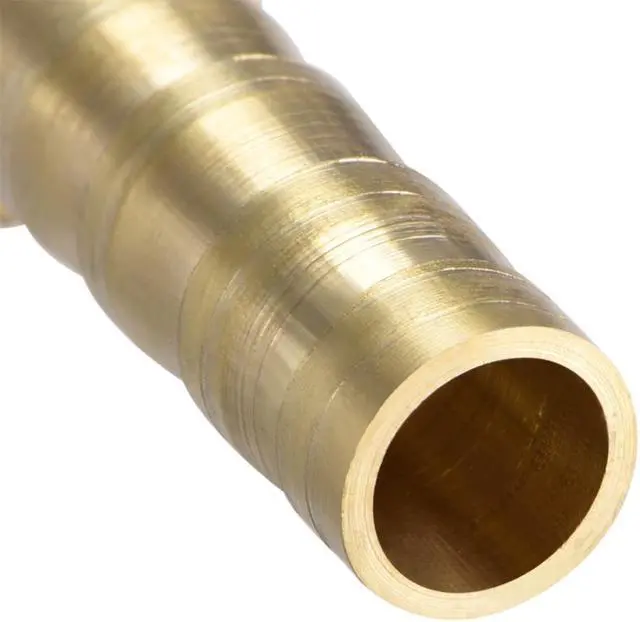 Alt view image 4 of 7 - 6mm or 15/64" ID Brass Hose Barb Fitting Straight Connector Joiner Air Water Fuel Boat