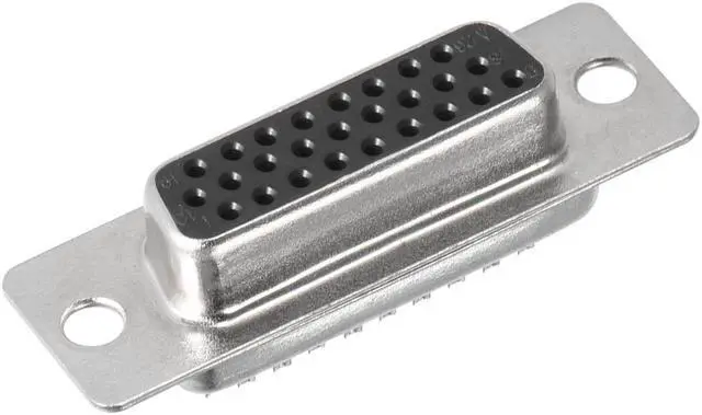 Alt view image 4 of 4 - D-sub Connector DB26 Female Socket 26-pin 3-row Port Terminal Breakout for Mechanical Equipment CNC Computers Pack of 4