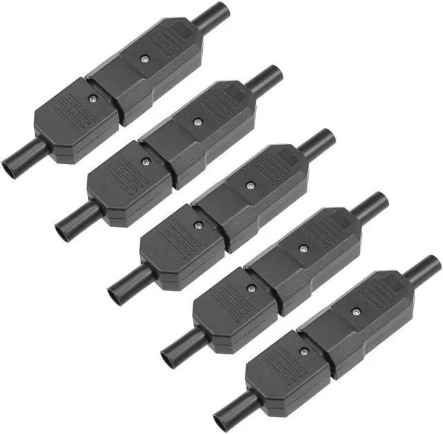 Main image of IEC320 C14 Power Socket C13 Plug Adapter Connector 10A 3Terminals Panel Mount 5 Pairs
