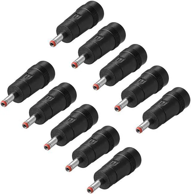 Main image of DC Power Connector 5.5mm x 2.1mm Female to 3.5mm x 1.35mm Male Coupler Adapter Converter 10Pcs