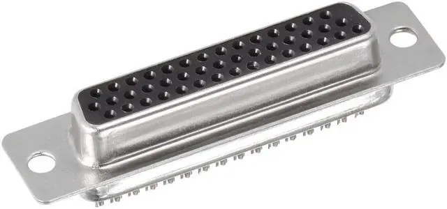 Alt view image 4 of 4 - D-sub Connector DB44 Female Socket 44-pin 3-row High Density Port Terminal Breakout for Mechanical Equipment CNC Computers Pack of 1
