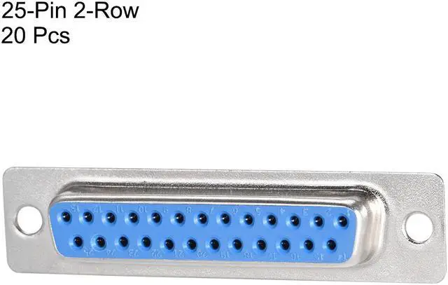 Alt view image 2 of 4 - D-sub Connector DB25 Female Socket 25-pin 2-row Port Terminal Breakout for Mechanical Equipment CNC Computers Pack of 20