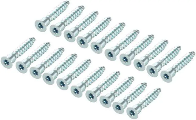 Main image of Furniture Confirmat Screw 7x39mm Hex Socket Zinc Plated 20pcs