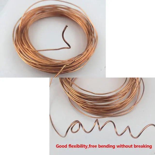 Alt view image 5 of 5 - Refrigeration Tubing, 9/64" OD x 7/64" ID x 6.5 Ft Soft Coil Copper Tubing