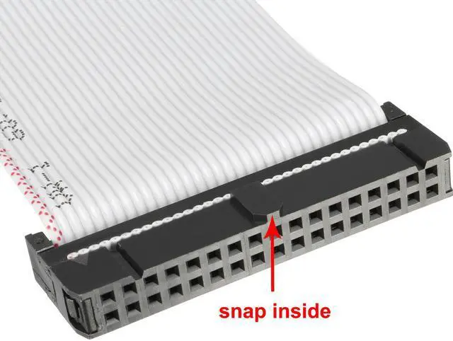 Alt view image 4 of 4 - IDC 34 Pins Wire Flat Gray Ribbon Cable 48cm 2.54mm Pitch 1pcs