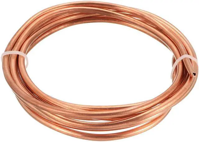 Main image of Refrigeration Tubing, 9/64" OD x 7/64" ID x 6.5 Ft Soft Coil Copper Tubing