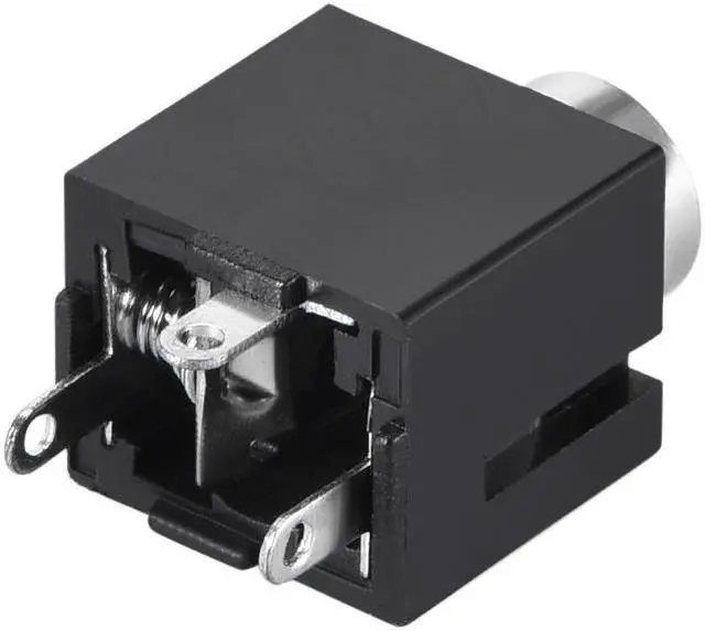 Alt view image 3 of 3 - PCB Mount 3.5mm 3 Pin Socket Headphone Stereo Jack Audio Video Connector PJ301C Black 10Pcs