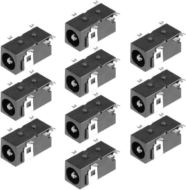Main image of PCB Mount 4.0mm x 1.7mm 5 Pin Audio Video DC Power Connector Socket DC098 Black 10Pcs