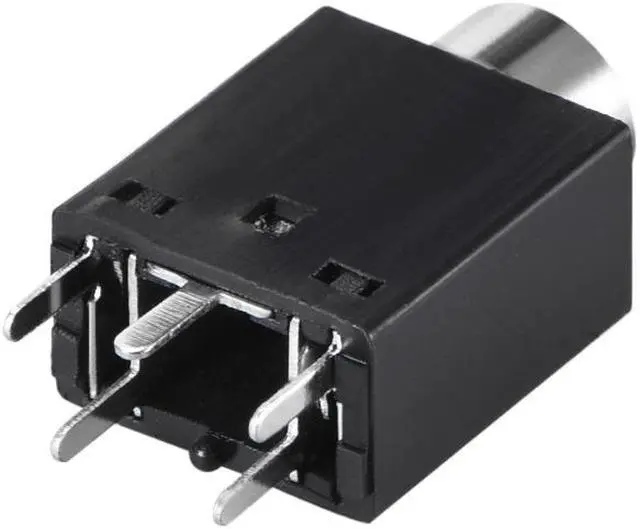 Alt view image 3 of 3 - PCB Mount 3.5mm 5 Pin Socket Headphone Stereo Jack Audio Video Connector PJ358 Black 10Pcs