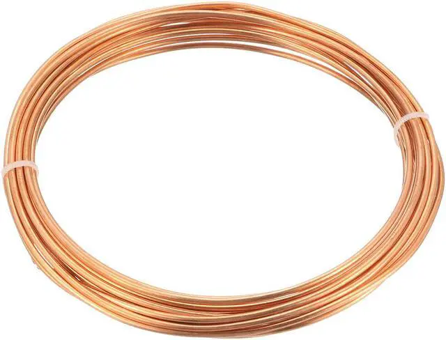 Main image of Refrigeration Tubing, 1/16" OD x 1/32" ID x 16 Ft Soft Coil Copper Tubing