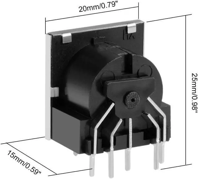Alt view image 3 of 3 - S-video PCB Mount 5 Pin Din Socket Audio Video Connector 90 Degree Black 5Pcs