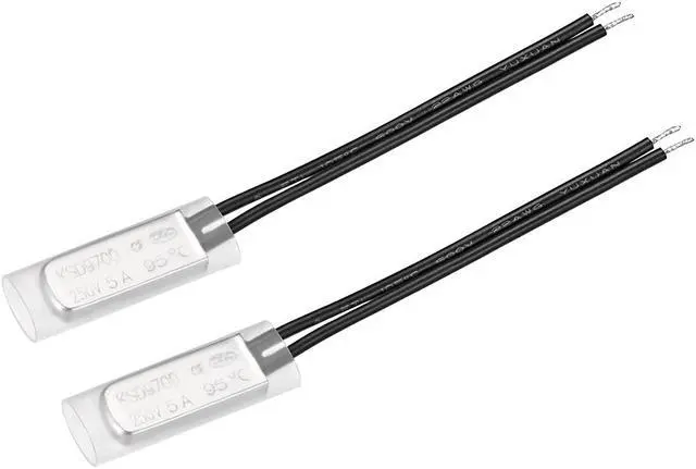 Main image of KSD9700 Thermostat, 95 Normally Close Temperature Switch Thermal Switch, N.C 5A Metal Bimetal Temperature Controller 2pcs