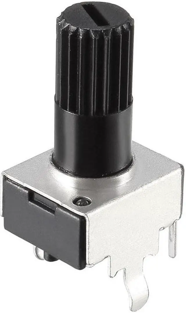 Alt view image 3 of 4 - Potentiometer 1M Ohm Variable Resistors Single Turn Rotary Carbon Film 10pcs