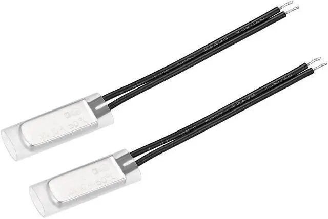Main image of KSD9700 Thermostat, 50 Normally Close Temperature Switch Thermal Switch, N.C 10A Metal Bimetal Temperature Controller 2pcs