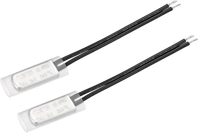 Main image of KSD9700 Thermostat, 55 Normally Close Temperature Switch Thermal Switch, N.C 5A Metal Bimetal Temperature Controller 2pcs