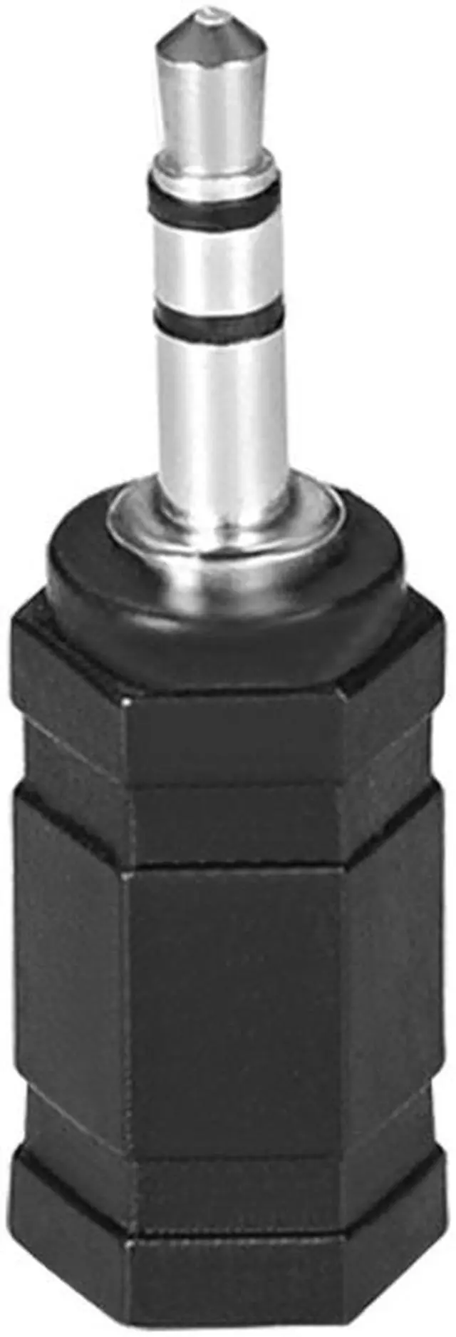 Alt view image 3 of 3 - 3.5mm Male to 2.5mm Female Connector Adapter Coupler 2Pcs for Stereo Audio Video AV TV Cable Convert