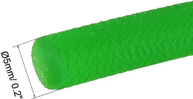 Alt view image 3 of 3 - 10ft 5mm PU Transmission Round Belt High-Performance Urethane Belting Green for Conveyor Bonding Machine Dryer