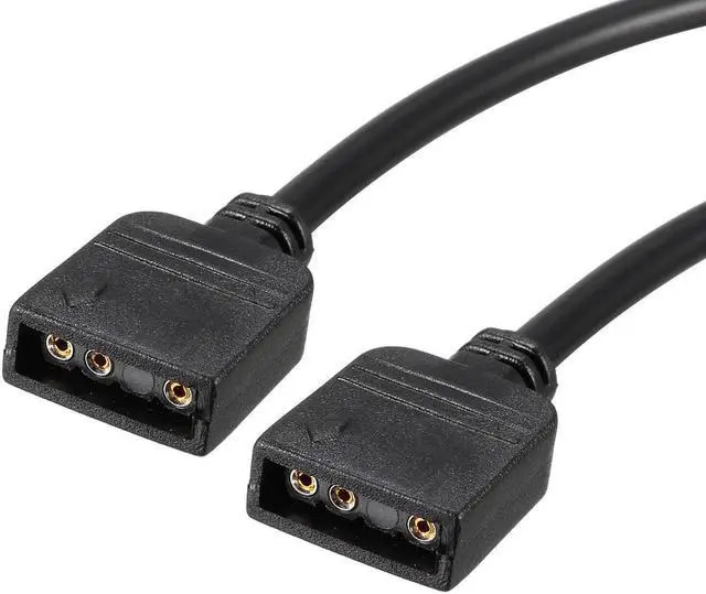 Alt view image 3 of 3 - RGB Splitter Cable Female to Female 3 Pin Extension Connector Cord Wire for 5050 3528 LED Light Strips 1M Length