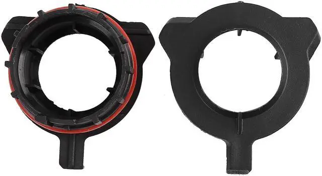 Alt view image 2 of 4 - H7 LED Headlight Adapter Base Retainer Holder for BMW E39 Mercedes Benz 2pcs