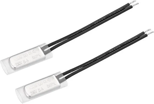 Main image of KSD9700 Thermostat, 50 Normally Close Temperature Switch Thermal Switch, N.C 5A Metal Bimetal Temperature Controller 2pcs