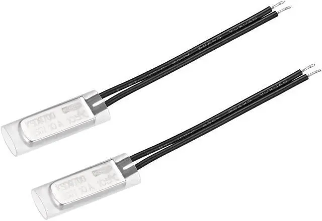 Main image of KSD9700 Thermostat, 105 Normally Close Temperature Switch Thermal Switch, N.C 10A Metal Bimetal Temperature Controller 2pcs
