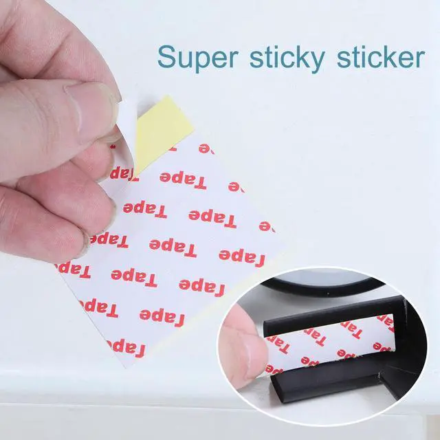 Alt view image 5 of 7 - 5 Pack Foam Furniture Table Desk Edge Cover Pads Protectors Corner Cushions Bumper Guards Black