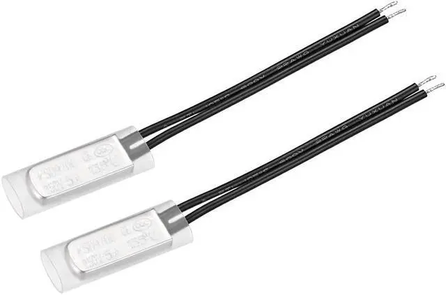 Main image of KSD9700 Thermostat, 135 Normally Close Temperature Switch Thermal Switch, N.C 5A Metal Bimetal Temperature Controller 2pcs