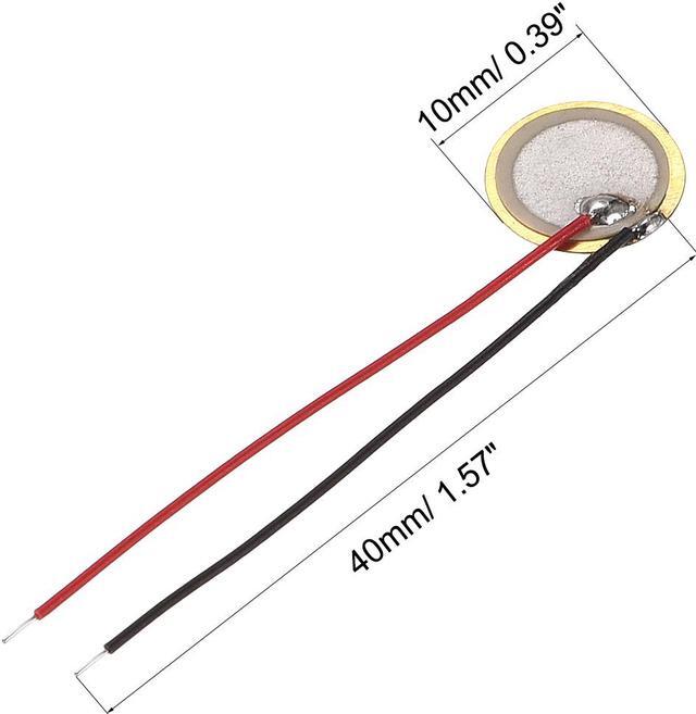 Alt view image 3 of 4 - 20 Pcs Piezo Discs 10mm Acoustic Pickup Transducer Element Trigger Buzzer CBG Guitar