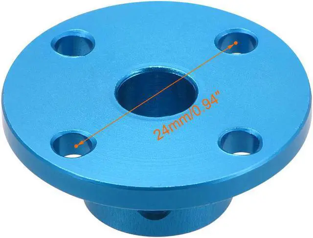 Alt view image 2 of 5 - 8mm Inner Dia H13*D16 Rigid Flange Coupling Motor Guide Shaft Coupler Motor Connector 2PCS for DIY Parts