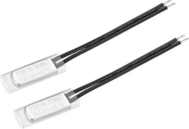 Main image of KSD9700 Thermostat, 45 Normally Close Temperature Switch Thermal Switch, N.C 10A Metal Bimetal Temperature Controller 2pcs