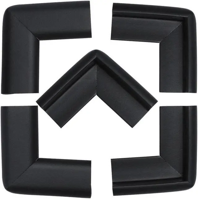 Main image of 5 Pack Foam Furniture Table Desk Edge Cover Pads Protectors Corner Cushions Bumper Guards Black