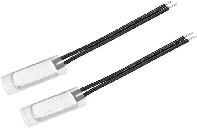 Main image of KSD9700 Thermostat, 80 Normally Close Temperature Switch Thermal Switch, N.C 5A Metal Bimetal Temperature Controller 2pcs