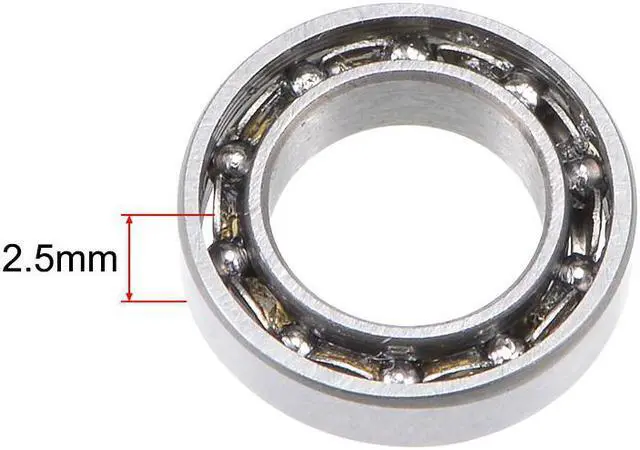 Alt view image 3 of 3 - MR106 Deep Groove Ball Bearing 6x10x2.5mm Open Type Chrome Steel Z2 Lever Bearings 5pcs