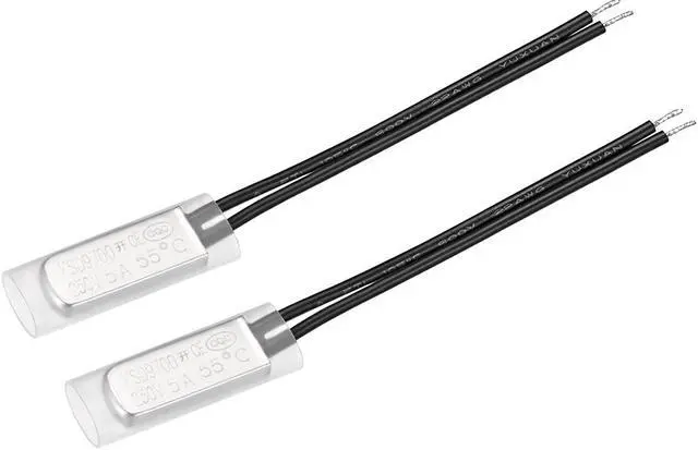 Main image of KSD9700 Thermostat, 55 Normally Open Temperature Switch Thermal Switch, N.O 5A Metal Bimetal Temperature Controller 2pcs