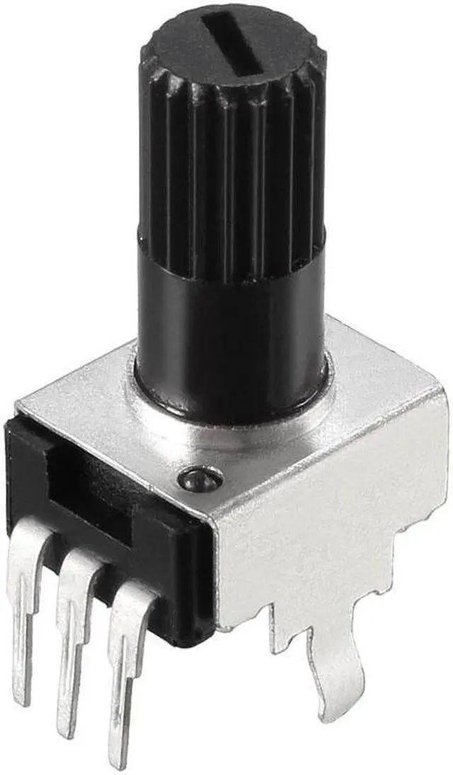 Main image of Potentiometer 1M Ohm Variable Resistors Single Turn Rotary Carbon Film 10pcs