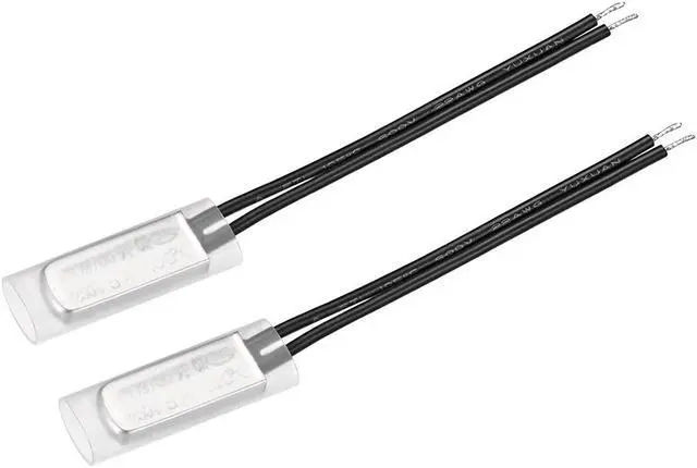 Main image of KSD9700 Thermostat, 100℃ Normally Open Temperature Switch Thermal Switch, N.O 5A Metal Bimetal Temperature Controller 2pcs