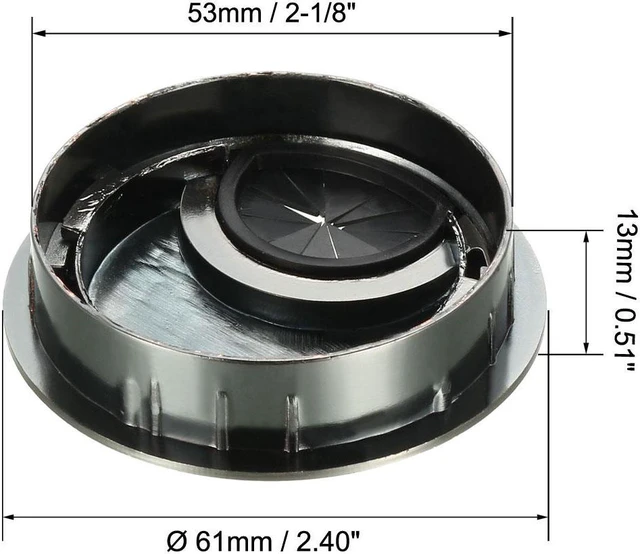 Alt view image 2 of 3 - Cable Hole Cover, 2-1/8" Zinc Alloy Desk Grommet for Wire Organizer (Red Bronze)