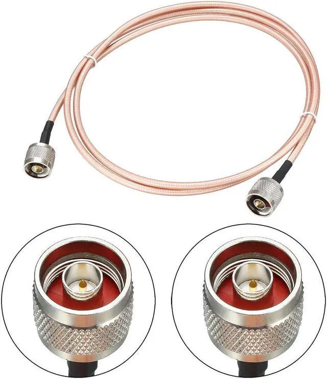 Alt view image 2 of 4 - Low Loss RF Coaxial Cable Connection Coax Wire RG-142 N Male to N Male 183cm