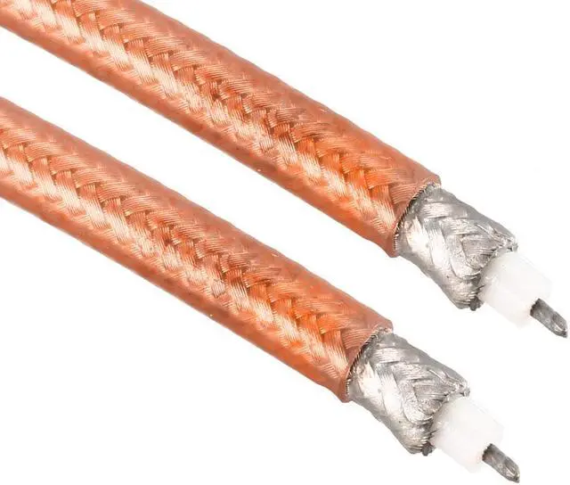 Alt view image 3 of 4 - Low Loss RF Coaxial Cable Connection Coax Wire RG-142 100cm