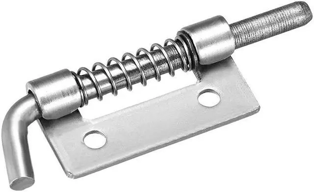 Main image of Spring Latch, 2.2 Inch Right-handed Stainless Steel Barrel Bolt Lock for Cabinet Door, 5 Pcs