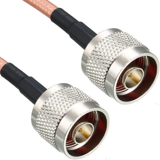 Alt view image 3 of 4 - Low Loss RF Coaxial Cable Connection Coax Wire RG-142 N Male to N Male 120cm