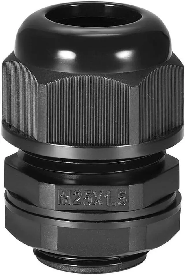 Main image of M25 Cable Gland 4 Holes Waterproof IP68 Nylon Joint Adjustable Locknut for 4-6mm Dia Wire