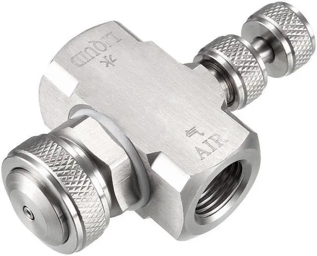 Main image of Air Atomizing Nozzle, 1/4BSPT Misting Low Pressure Siphon Cone-Shape Spray Tip