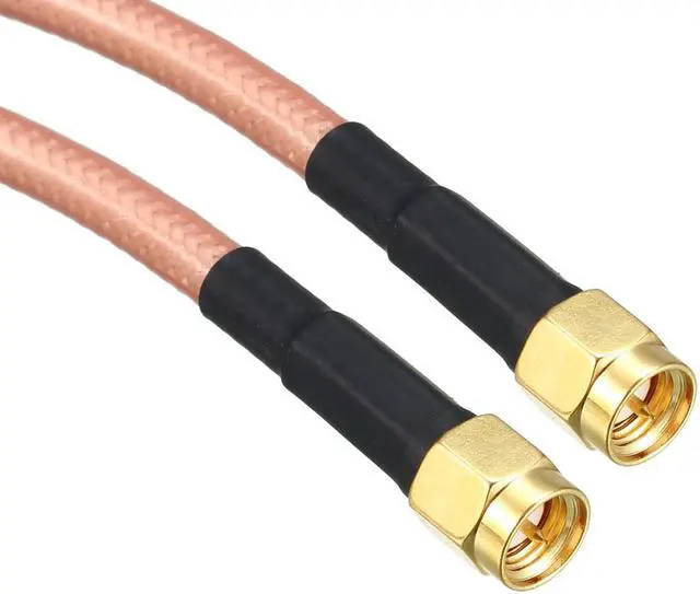 Alt view image 3 of 4 - Low Loss RF Coaxial Cable Connection Coax Wire RG-142 SMA Male to SMA Male 20cm